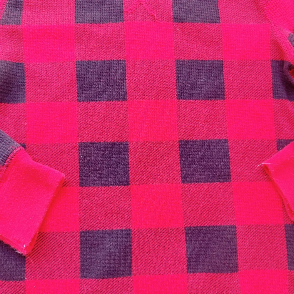 Old Navy Red and Black Plaid Shirt